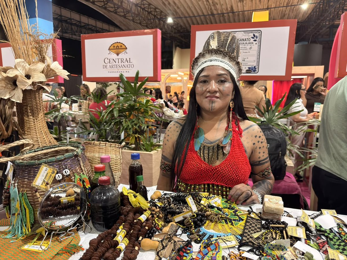 Elisangela Guajajara, de Arame, participou da Caravana organizada pelo Sebrae na região. (Sebrae/Divulgação)